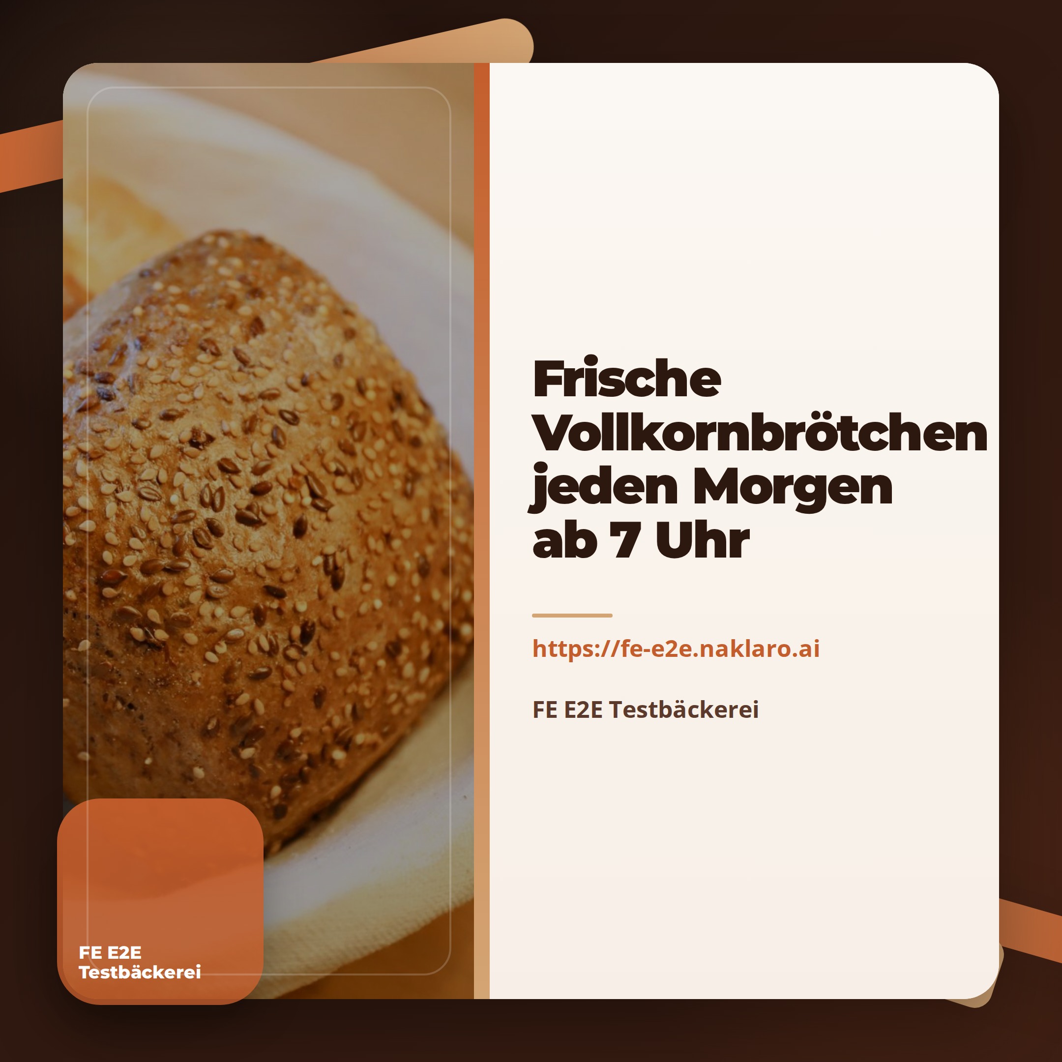 Frische Vollkornbrötchen, Kundenfoto