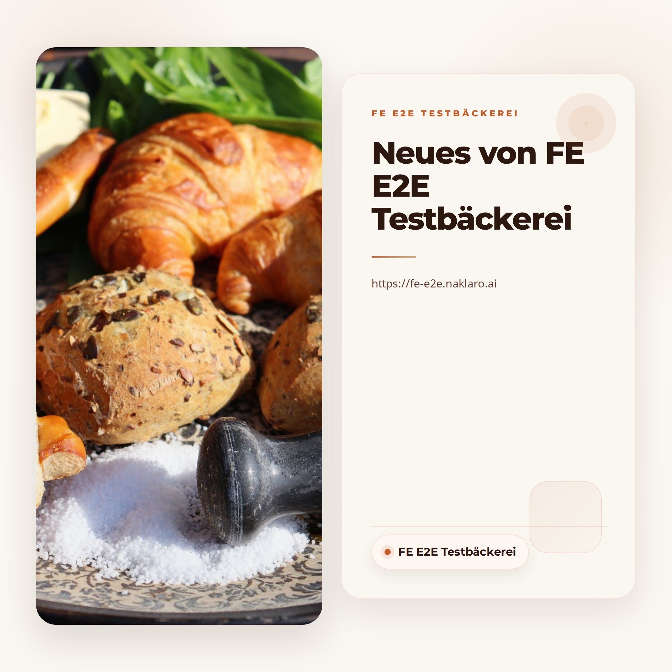 Handwerkliches aus der Bäckerei