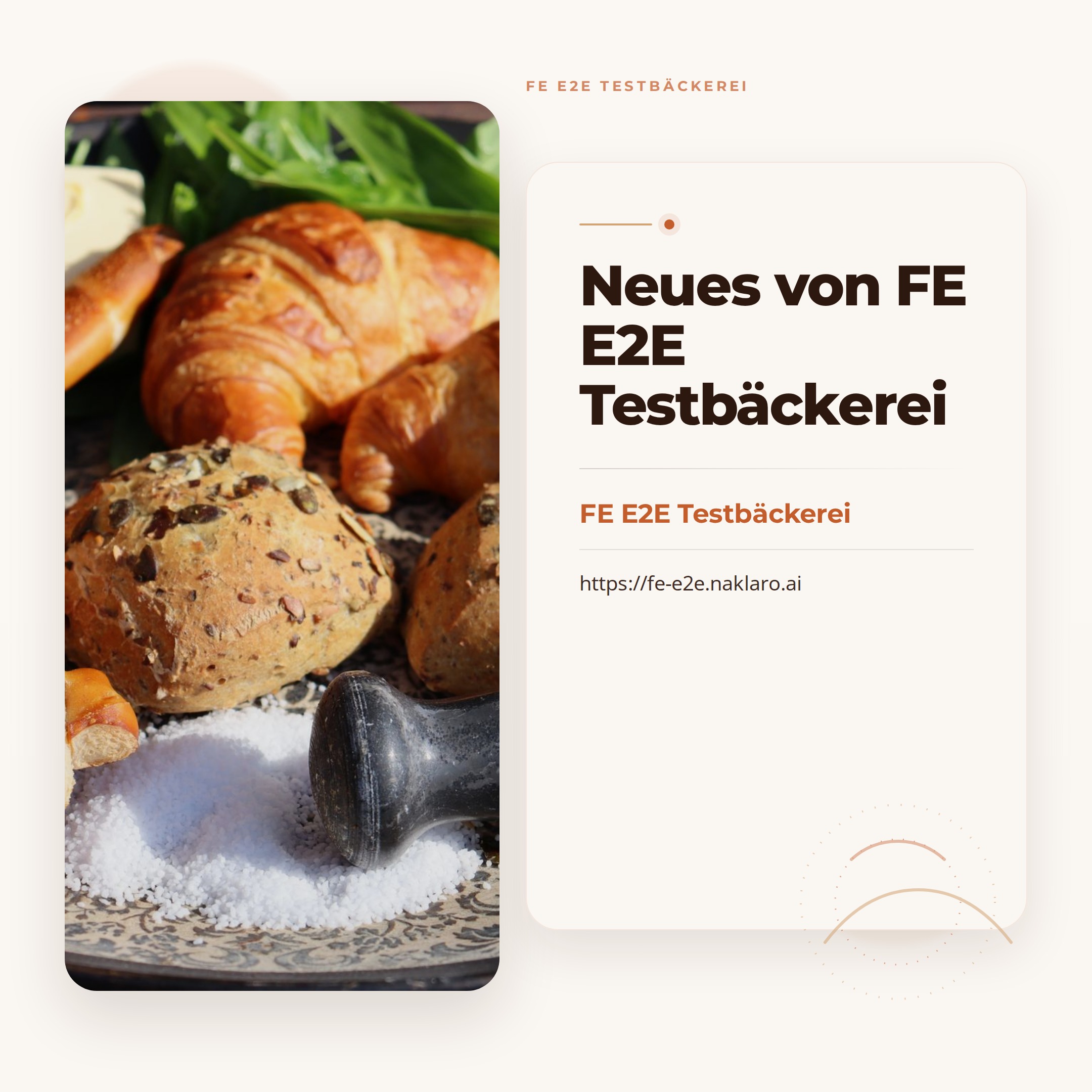 Frisch gebackene Brötchen am Morgen